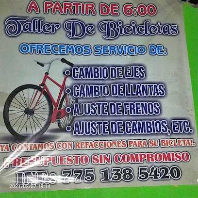 Dirección, horario, teléfono y opiniones de Dgaello Taller de Bicicletas en Tulancingo