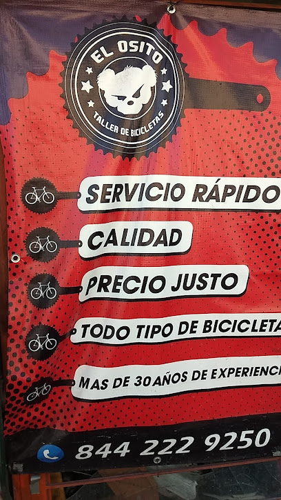 Dirección, horario, teléfono y opiniones de Taller de Bicicletas El Osito en Saltillo