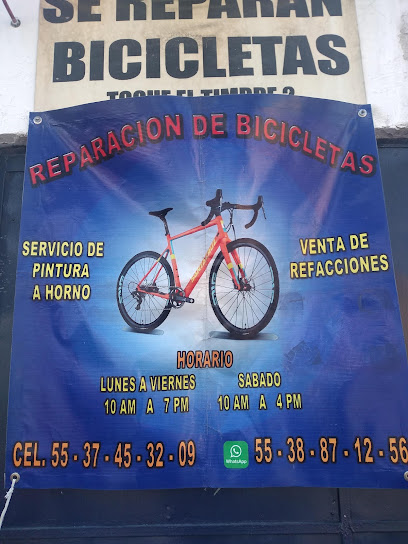 Dirección, horario, teléfono y opiniones de Taller de Bicicletas (Barrio de San Miguel) en Iztacalco
