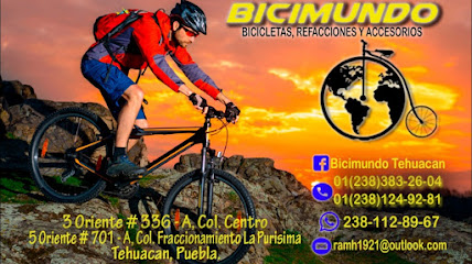 Dirección, horario, teléfono y opiniones de Bicimundo Tehuacan en Tehuacán
